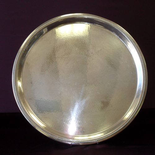 14" Round Stainless Steel Tray