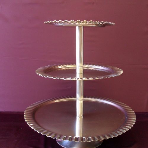 3 Tier Stainless Steel Tray