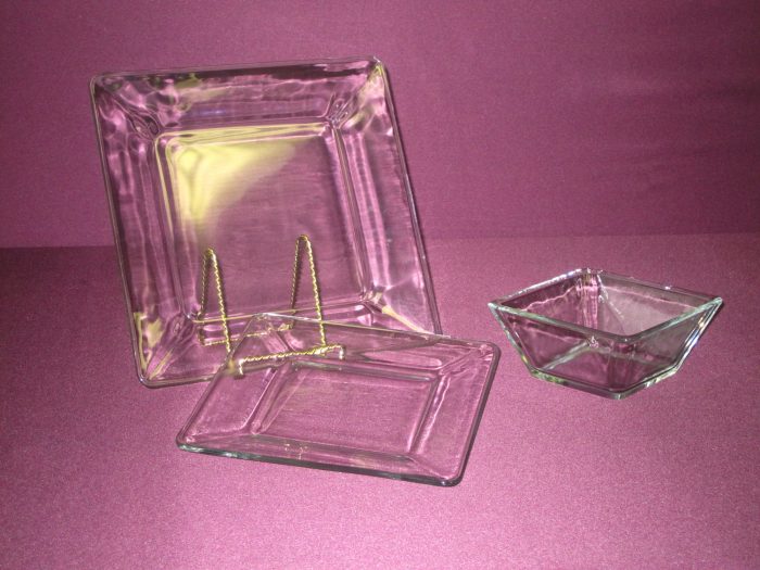 Clear Glass Square China