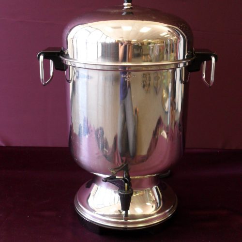 High Polish Stainless Steel Coffee Maker, 55 cup