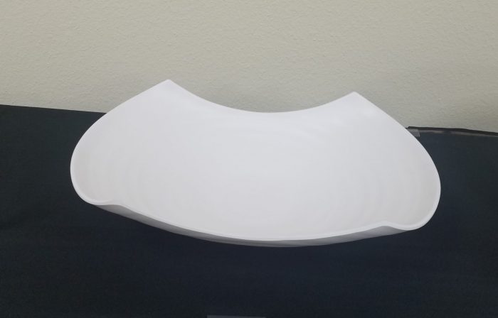 18"x12" White Platter