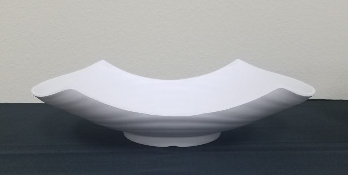 18"x12" White Platter