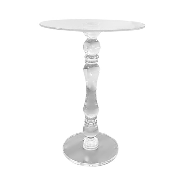 30" Acrylic Cocktail Table, 42" Tall