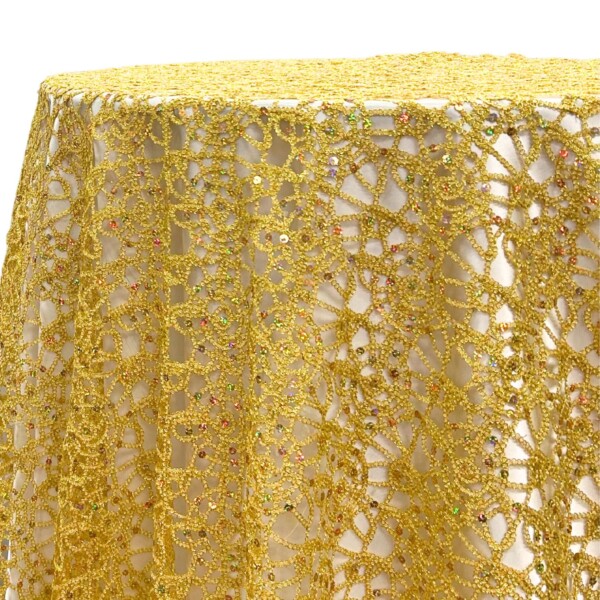 Glitter Lace Gold