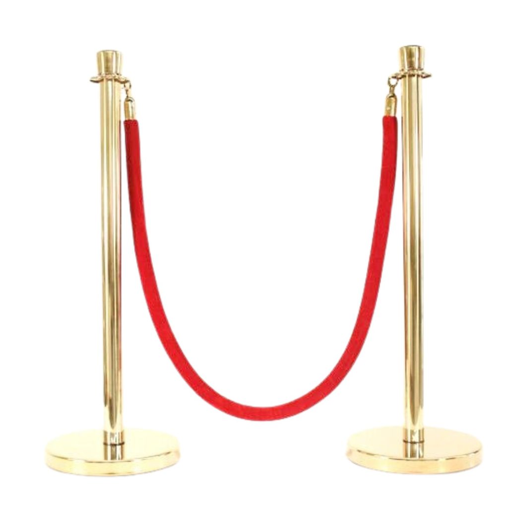 Gold Stanchion