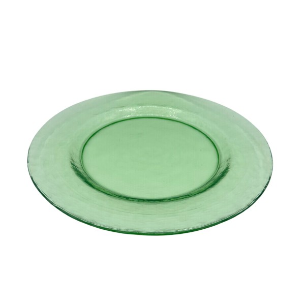 Green Hammered Glass China