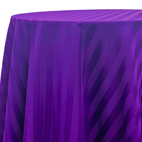 Satin Stripe - Purple