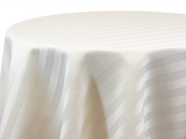 Satin Stripe - Ivory