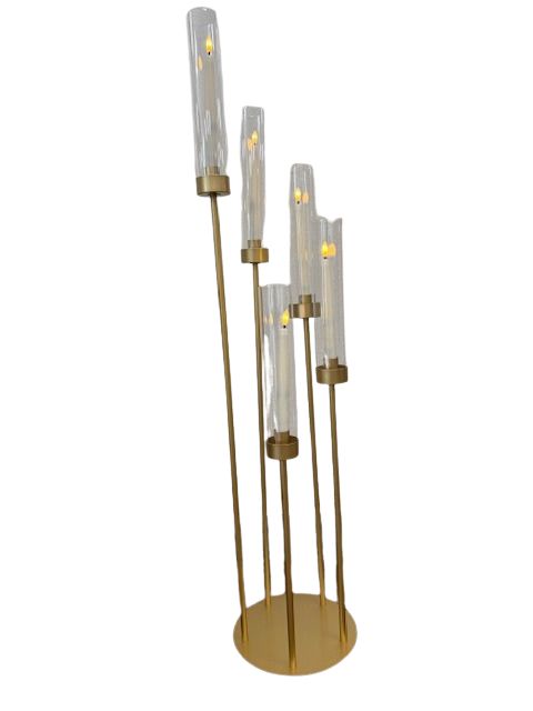 Gold Floor Candelabra - Image 3
