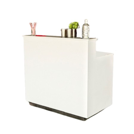 White Portable Bar