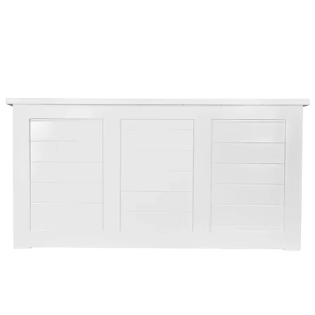 7ft White Portable Bar