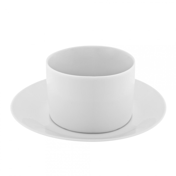 White Rim 8oz Bouillon Cup - Image 2