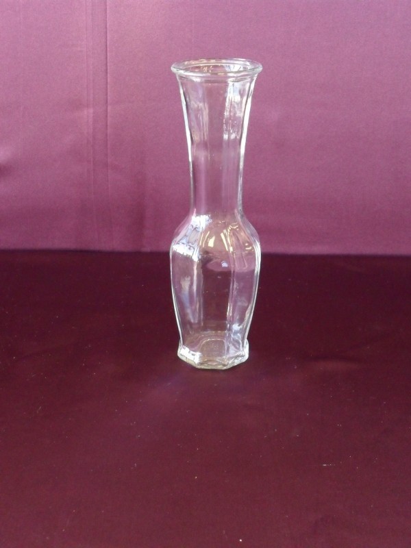 9" Octagonal Single Rose Vase - Image 2