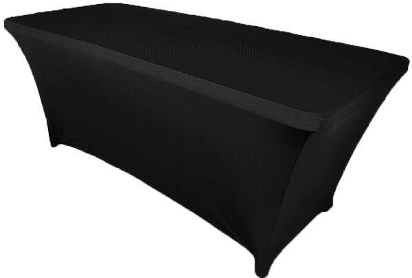 Black Spandex Table Covers - Image 3